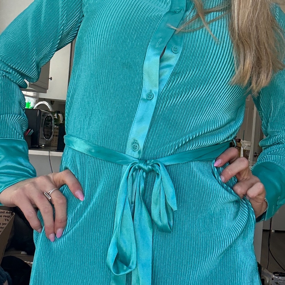 Rhude Teal Mini Dress